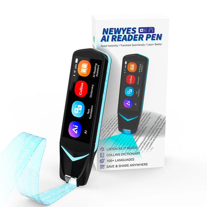 AI Pen Reading Pen for Dyslexia Scan Reader Pen 4 Text to Speech Device Translator Pen Photo Translation OCR 16GB Bluetooth Pen