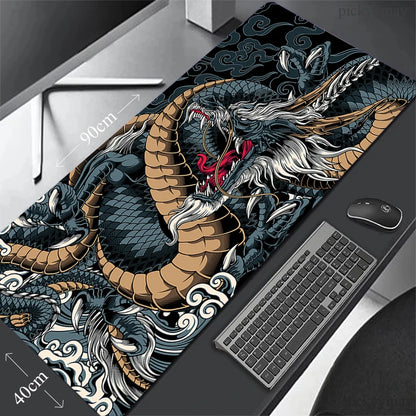 Fish Mouse Pad Gaming Mousepad Mat Gamer Mouse Mat Keyboard Mat Desk Mat Carpet Mausepad XXL For Computer Laptop Pad