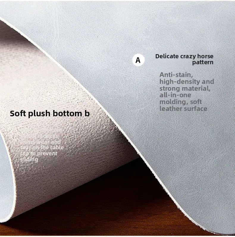 Wrist Pad Rest Keyboard Guard Three Pieces Desk Pad Waterproof PU Mouse Pad Large Mousepad Laptop Non-slip Desk Mat Mouse Mat