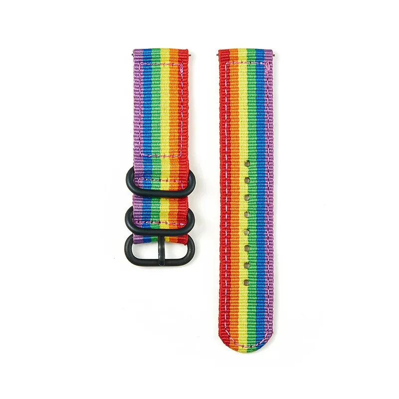 Nylon Watch Band Waterproof Ballistic Nylon One- Military Watch Straps for Men & Women Choice of Color & Width 18mm, 20mm, 22mm