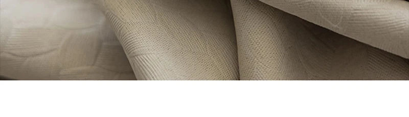 French Cream Style Bay Window Drape Bedroom Thick Full Blackout Curtain Hotel Soundproof Drapes Large Area Living Room Curtains