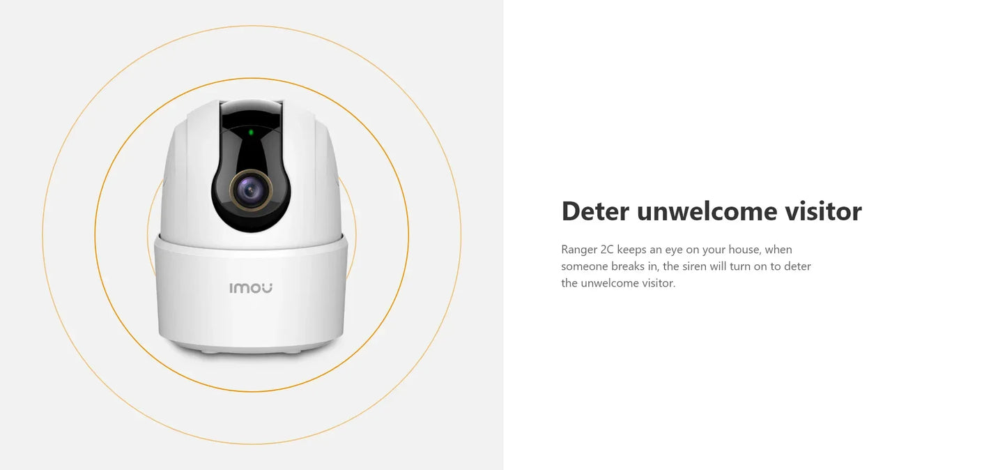 IMOU Ranger 2C 5MP Wifi Camera Two-way Talk Surveillance Security 360° Coverage Portection Night Vision Smart Tracking Camera