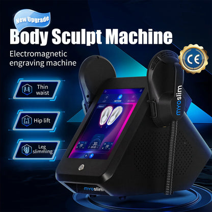6500W EMS Body Sculpting Machine Myoslim Fat-Burning Muscle Stimulator RF Butt Lifting Slimming Device