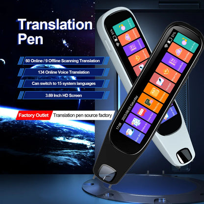 MD21 voice Translation Pen Real Time Intelligent Text Scanning Point Reading Learning Smart Voice Translator  Recording Pen
