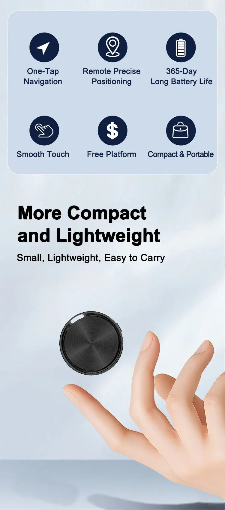 Bluetooth Gps Tracker Android Google Find My Device Anti-Lost Wallet Gps Tracker Airtag Holder Smart Home Products Smart Life