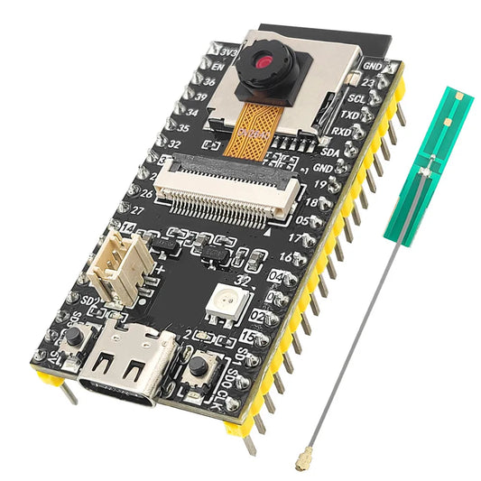 ESP32 CAM Development Board with OV2640 Camera Module Extend 2.4G Extend Antenna 4MB Flash 8MB PSRAM 16GB TF Card ESP32-S3