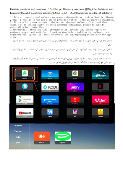 TV98 ATV Stick TV Stick Support HD 8K 4K Video BT5.0 4G 5G Dual WiFi6 Voice Remote Allwinner H313 Quad Core Smart 8GB 128GB iptv