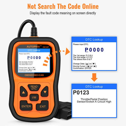 Autophix OM126P OBD2 Scanner Code Reader EOBD JOBD Universal OBD2 Car Engine Analyzer Automotive Scanner Scan Tools Free Update