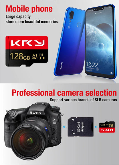 Micro Memory SD Card 128GB 100GB SD Card SD/TF Flash Card 32GB 64GB Class 10 Memory Card For Phone