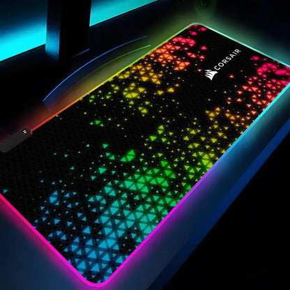 CORSAIR Mouse Pad Rgb Xxl Laptop Mat Gaming Mousepad Backlit Keyboard Gamer Girl Table Pads Desk