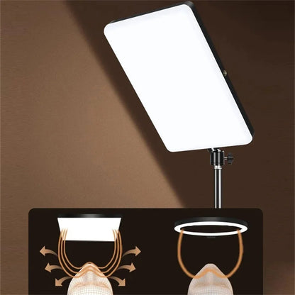 MEUYAG 11 Inch 2700K-6500K LED Panel Light Photographic Lighting Portable Video Fill Light for Photography Shooting