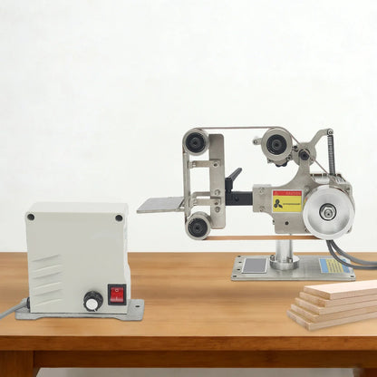 Multi-function Desktop Belt Machine,with Brushless Motor 762x25MM Belt Sander  Sharpener Polishing Grinding Machine