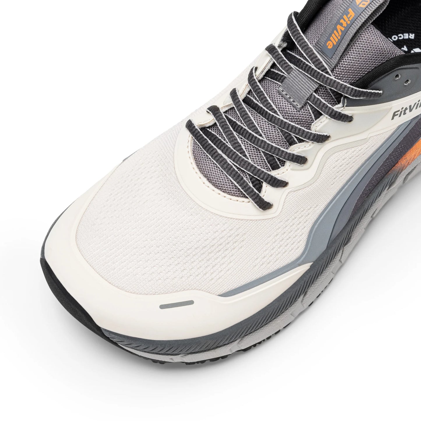 FitVille Men's Wide Toe Box Shoes Cushioned Well Sneakers Non Slip Lightweight Breathable Running Shoes for Swollen Feet