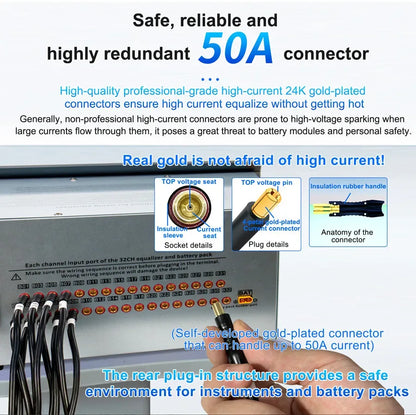 Heltec 2s-24s 32S battery automatic equalizer 4A7A Electric vehicle/Car Battery voltage balance 32s WIFI 25A Repair equipment