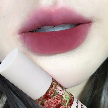 Waterproof Nude Red Pink Lip Gloss Makeup Lasting Non-stick Cup Liquid Lipstick Matte Mousse Lip Mud Sexy Women Korean Cosmetic