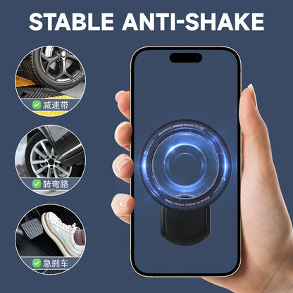 Universal Magnetic Car Phone Holder Air Vent Mount 360 Rotation Strong Suction Stable Anti-Shake One-Hand Access Compact Design