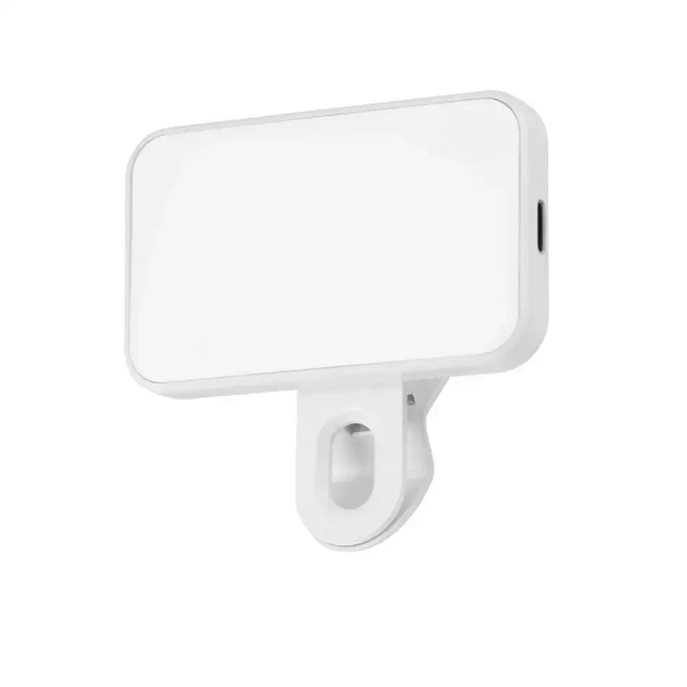 Portable Mini Selfie Fill Light Rechargeable 3 Modes Adjustable Brightness Clip On For Mobile Phone Make Up Computer Fill Light