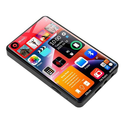 4 Inch Full Touch Screen MP3 Player Bluetooth 5.2 Walkman MP4 16GB Built-in Speaker Music Player with FM Radio Recorder E-Book