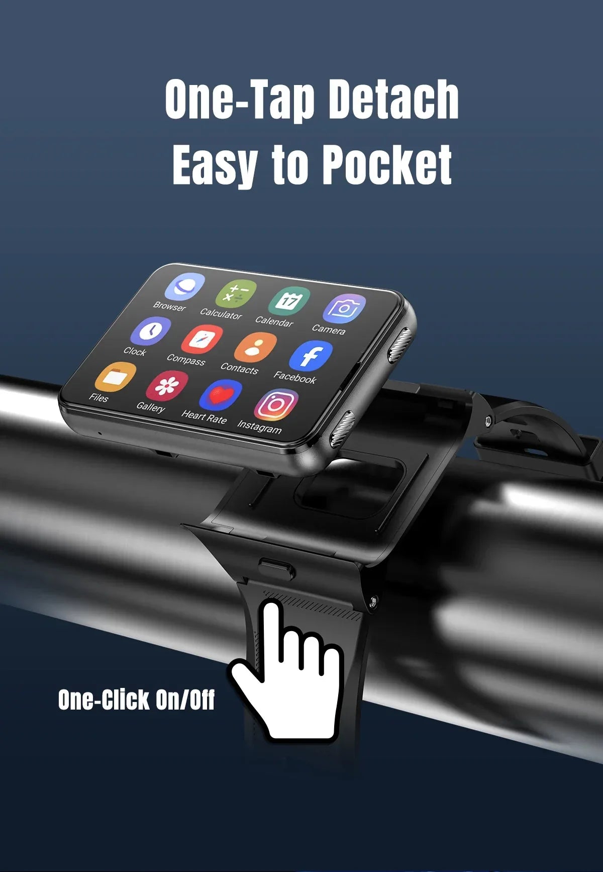 S999 4G LTE Smart Watch Android 11.0 OS 4GB RAM 64GB ROM 2.88" Big Screen 2MP/8MP Dual Camera Quad Core 2300mAh Men Smartwatch