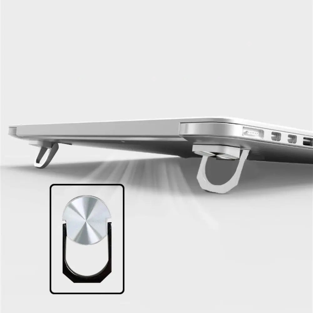 Self-Adhesive Mini Foldable Laptop Stand Invisible Mini Invisible Notebook Holders Colorful Adjustable