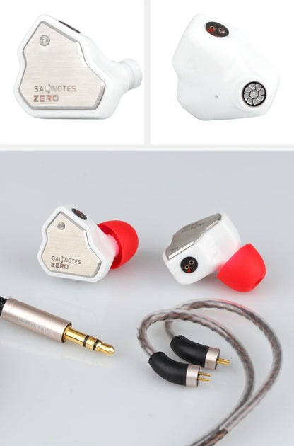 7Hz Salnotes Zero HiFi in Ear Earphone Metal Composite Diaphragm IEMs 10mm Dynamic Driver N52 Magnet Timeless Dioko