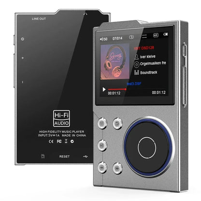 Hi-Fi Digital Audio MP3 Player Lossless DSD High Definition Portable MP3 Music Player Built-in 16GB Walkman Supports 20 Language
