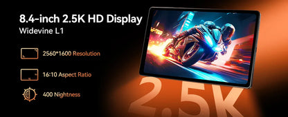 Headwolf FPad7 PRO Android 15 Tablet 8 inch 2.5K HD Max 16GB+512GB, 6500mAh PD18W, 8MP+16MP Camera, SIM 4G LTE WiFi 6