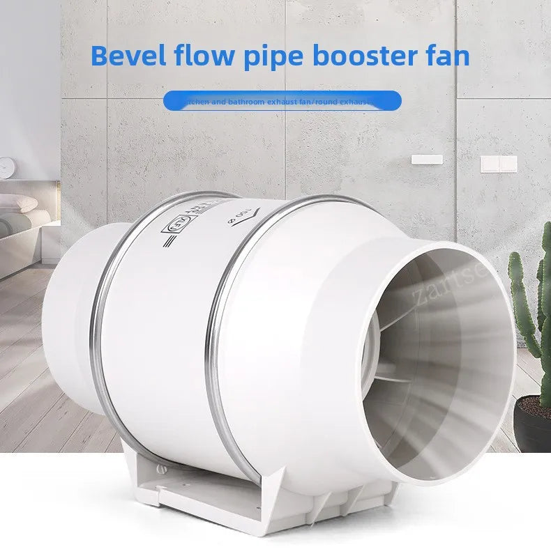 Exhaust Fans Home Silent Inline Pipe Duct Fan Bathroom Extractor Ventilation Kitchen Toilet Wall Air Clean Ventilator