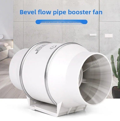 Exhaust Fans Home Silent Inline Pipe Duct Fan Bathroom Extractor Ventilation Kitchen Toilet Wall Air Clean Ventilator