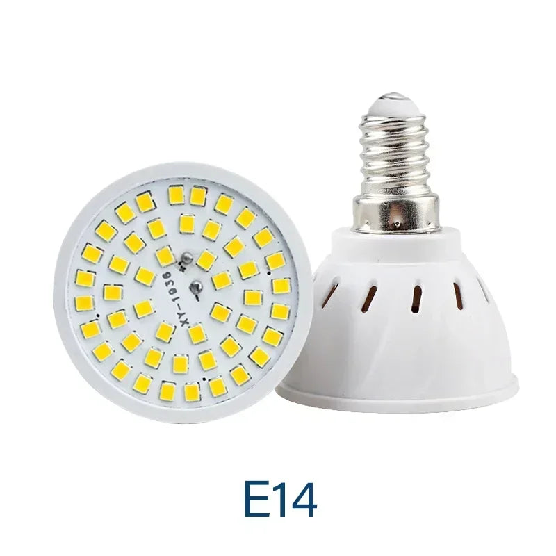 1-10PCS GU10 MR16 E14 E27 Spotlight Lampada LED Bulb AC110V 220V Bombillas Spot Light Replace The Halogen Lamp Home Derection
