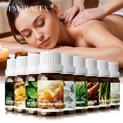 12 Types Natural Plant Essential Oils Premium Grade Essential Oils for Haircare, Nail Care, Moisturizing