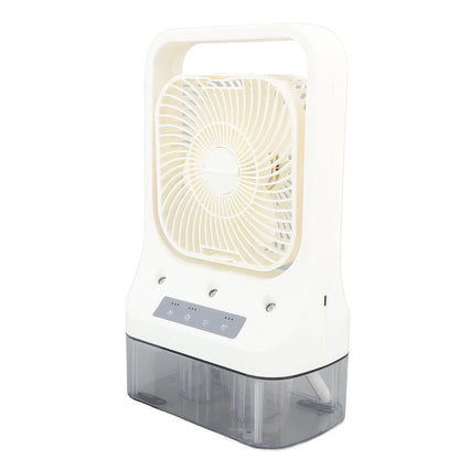 Portable Humidifying Fan Cooler Quiet 3 Gears Automatic Timing Cool Mist Evaporative Fan for Home