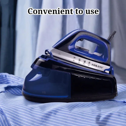 Large Capacity Water Tank Handheld Electric Irons Powerful Steam Faster Ironing Widened Panel Clothes Steam Iron Home Appliances