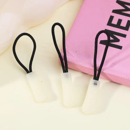 30-3pcs Luminous Zipper Pull Rope Glow in The Dark Zipper Head Anti-lost Backpack Clothes Jackets Slider DIY Repair Sewing Tool