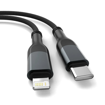 PD 27W Fast Charge Cable For iPhone 14 13 12 11 Pro Max X 6 7 8 Plus SE iPad USB Type C To Lighting Data Charger USBC Wire 2M 3M