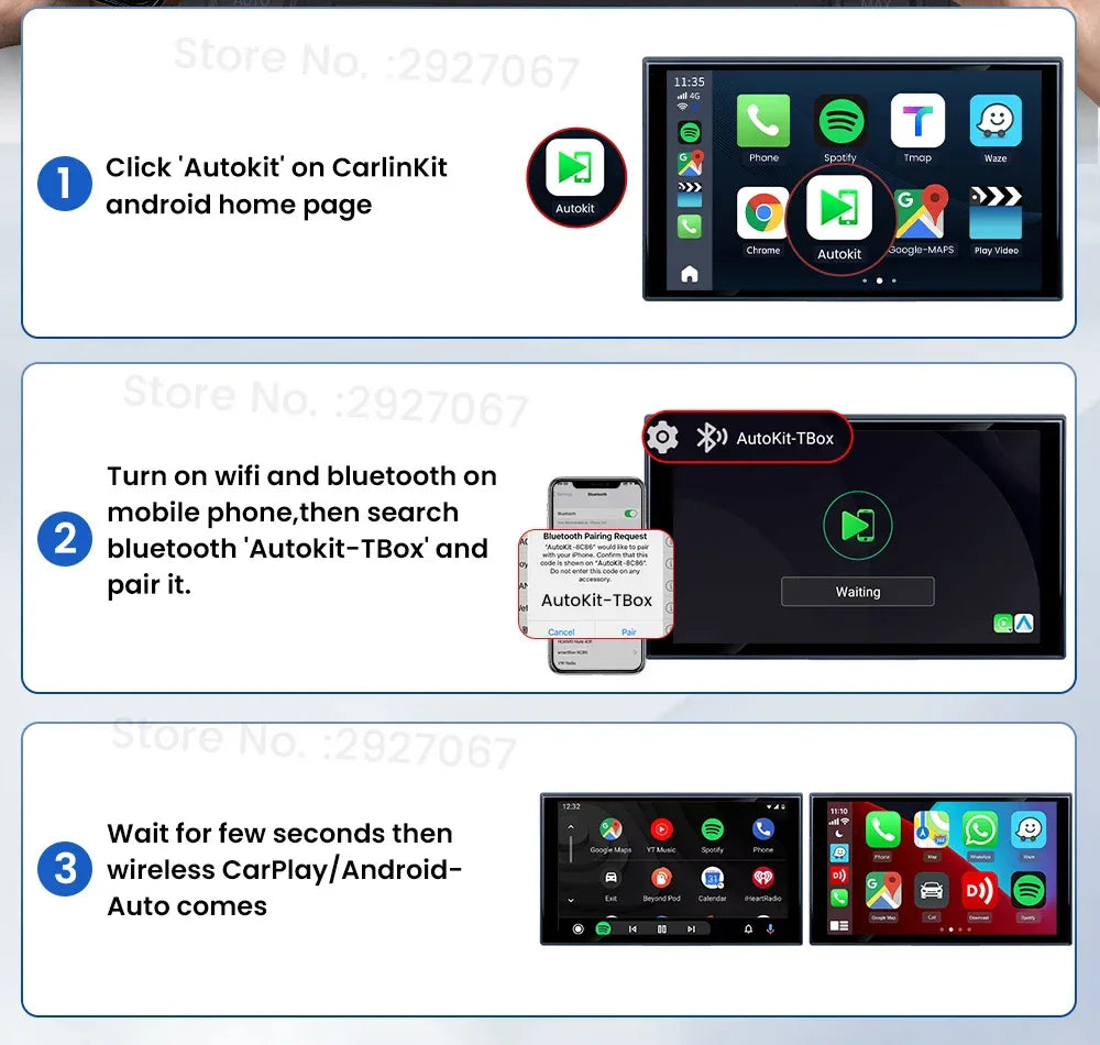 HDMI CarlinKit Android 13 CarPlay Ai Box SDM660 6225 Wireless CarPlay Android Auto Video TV Streaming Box for OEM Car 8G+128G