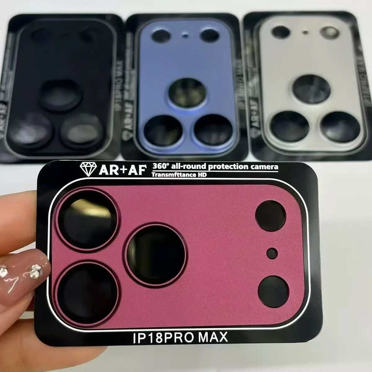 3/2/1 Pcs Matte Protective Film For iPhone 18 17 Pro Max 18 Pro Lens Full Coverage Ultra-Thin Camera Protector Drop Metal Frame