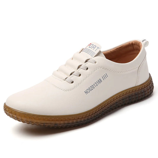 100% cowhide Women's Leather shoes New large size casual sports shoes Fashion Lightness Women's vulcanized shoes sneakers by PDG ibma