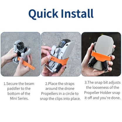 Mini 4K Propeller Holder for DJI Mini 2/Mini 2 SE Drone Accessories Propeller Stabilizer Strap Paddle Tying Blade Belt Protector