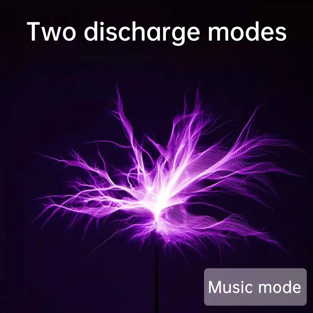 AC110-220V Input Dual Mode Music Tesla Coil Palm Tesla Coil High Frequency Voltage Pulse arc Generator  Artificial Lightning