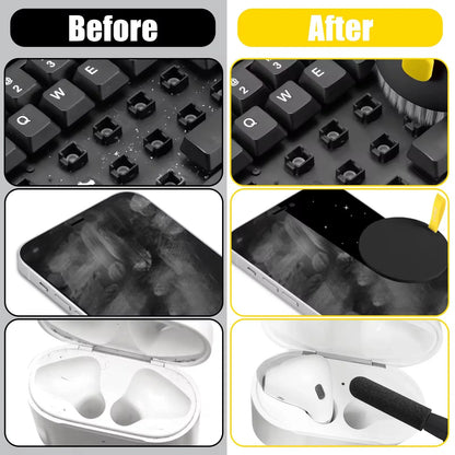 20-in-1 Multifunctional Phone Cleaning Kit Portable Mini Cleaning Brush Tool for iPhone AirPods Mechanical Keyboards Phone scree