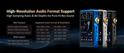 HIDIZS AP80 PRO MAX Red / Green All-in-One Streaming HIFI Music MP3 Player Hi-Res Audio  Bluetooth 5.1 Dual ES9219C USB DAC MQA