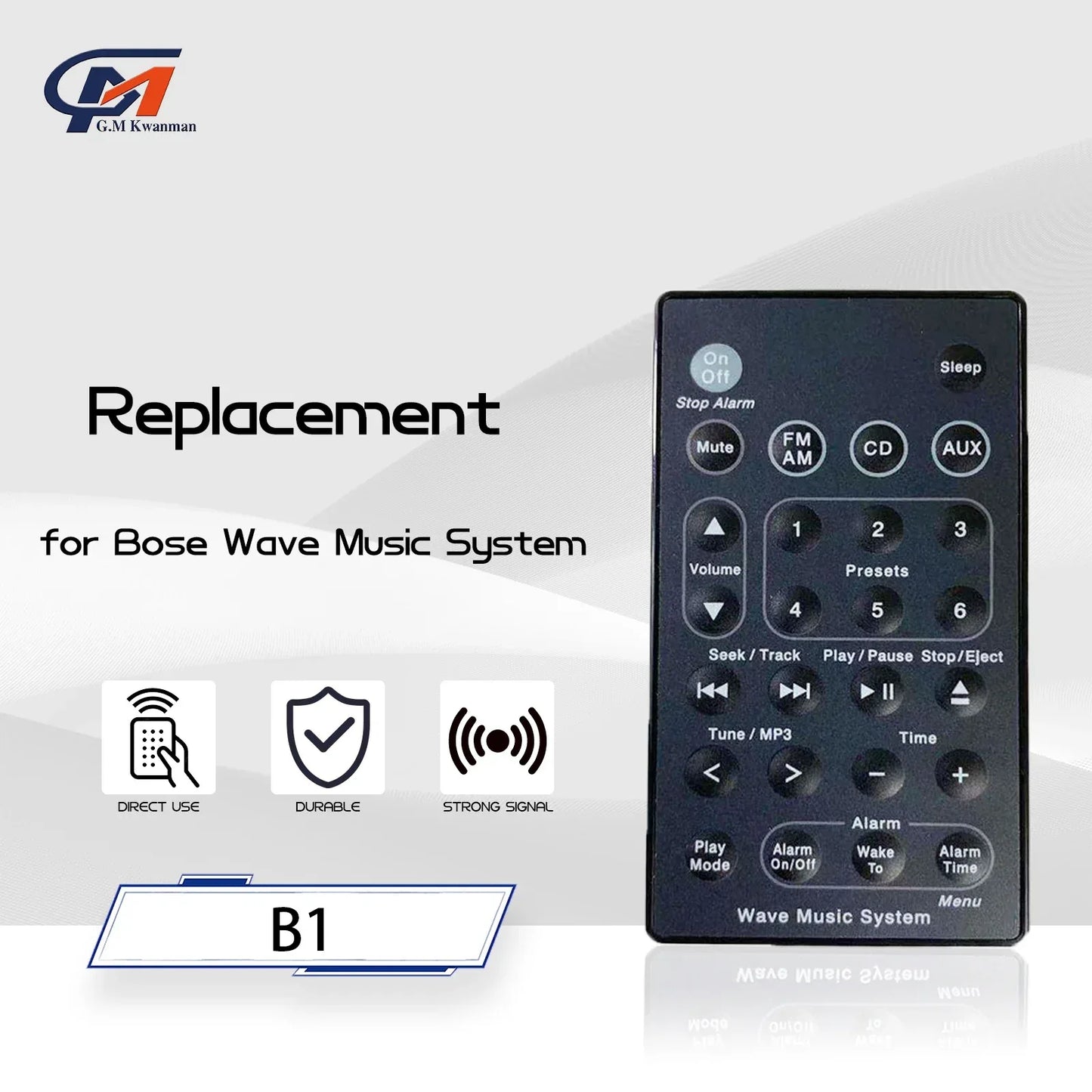 Replacement CD Player Home Media Audio Remote Control for Bose Wave Music System Radio DVD Music System