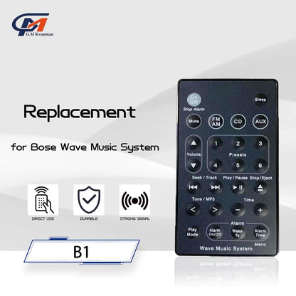 Replacement CD Player Home Media Audio Remote Control for Bose Wave Music System Radio DVD Music System