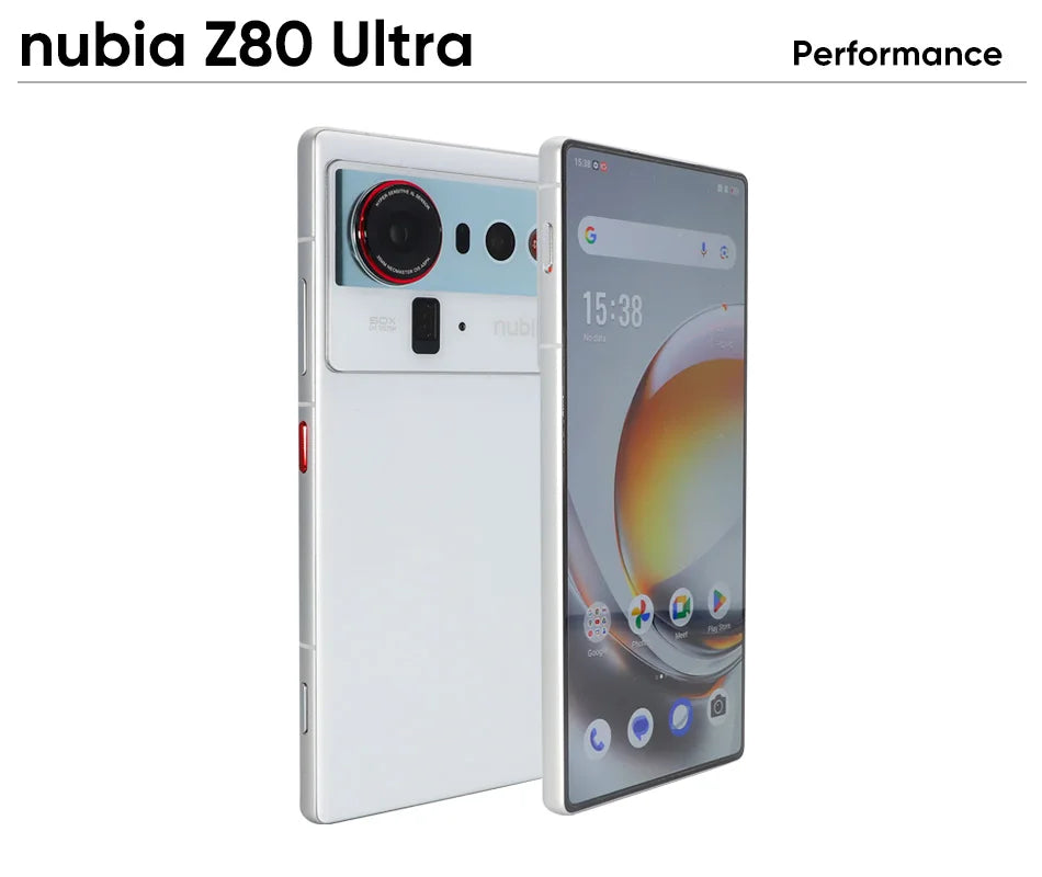 nubia Z80 Ultra 5g Smartphone Global Version Snapdragon 8 Elite Gen 5 6.85'' 144Hz OLED Display 7200mAh 80W Fast Charging 64Mp