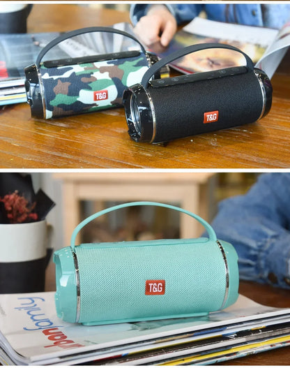 TG116c Bluetooth Speaker TWS Wireless Powerful Box Portable Outdoor Speakers Waterproof Subwoofer 3D Stereo Sound HandsFree Call
