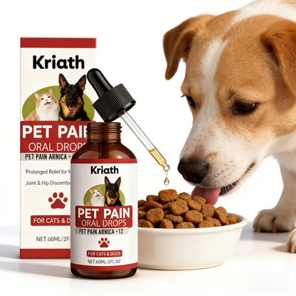 Pet Herbal Care Drops Effectively Nourish Joints Maintain Cartilage Health Enhance Resilience Gentle Ingredients Pet Joint Drops