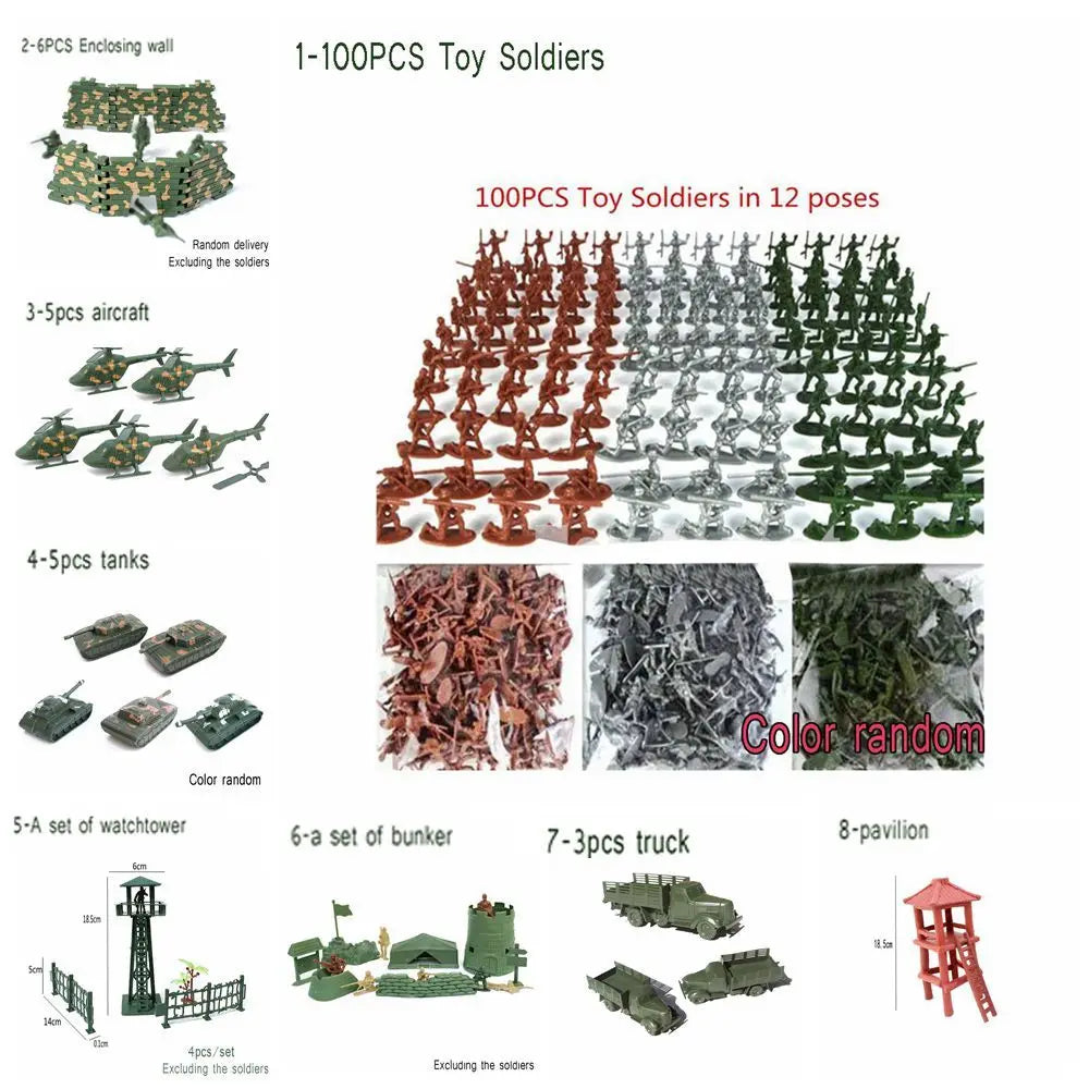 1Set Military Scene Accessories German Army Base Barbed Wire Building Block Fence Isolation Net Door Parts MOC Bricks Toys Kids