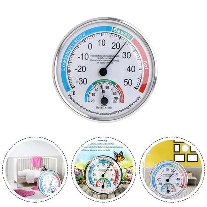 Thermometer Hygrometer Thermo Analog Humidity Temperature Meter Indoor Outdoor Climate Control Garden Thermometer