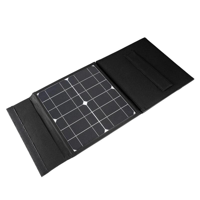 100W Foldable Solar Panel DC+USB Fast Charging 18V Portable Folding Bag Power Bank for Mobile Phone Camping Outdoor Emergency